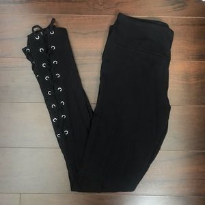 Lace-Up Leggings